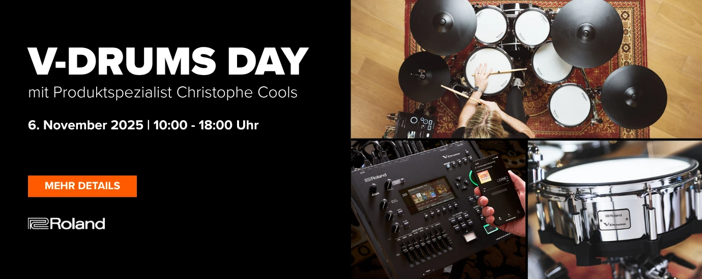 Roland V-Drums Event Banner